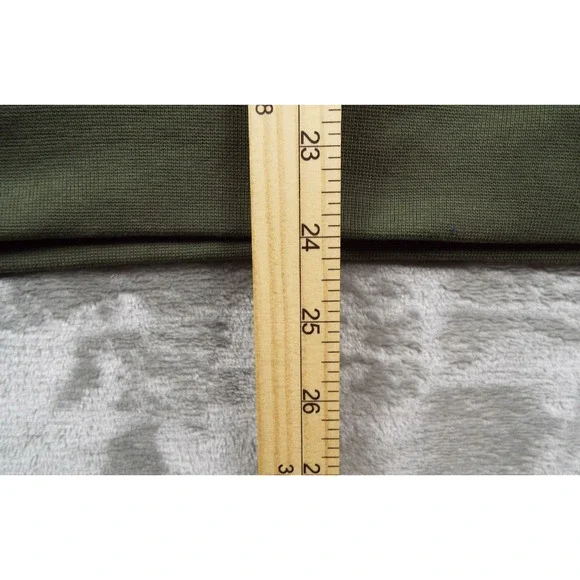 ED HARDY Hoodie Mens XL Olive Green Pullover Fleece Lined Kangaroo Pocket Sweatshirts & Hoodies